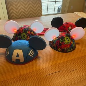 Mickey Mouse Ears Hats. This is a set of 4 Mickey ears hats.